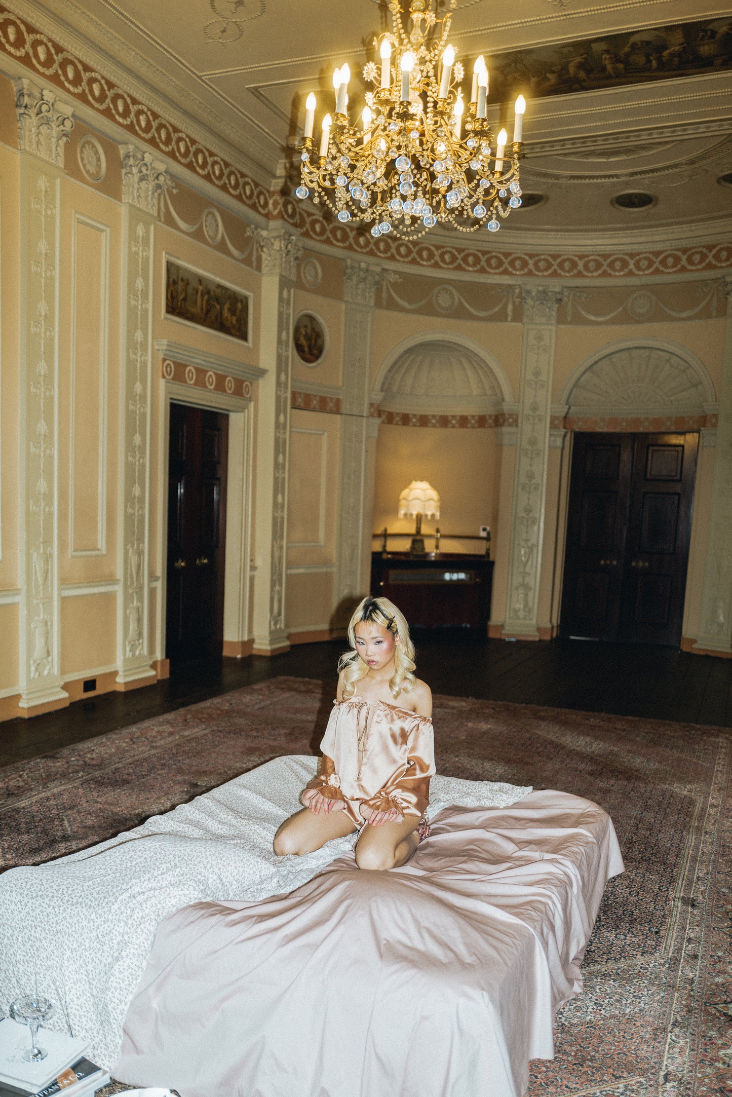 Lola Romper Nude Pink