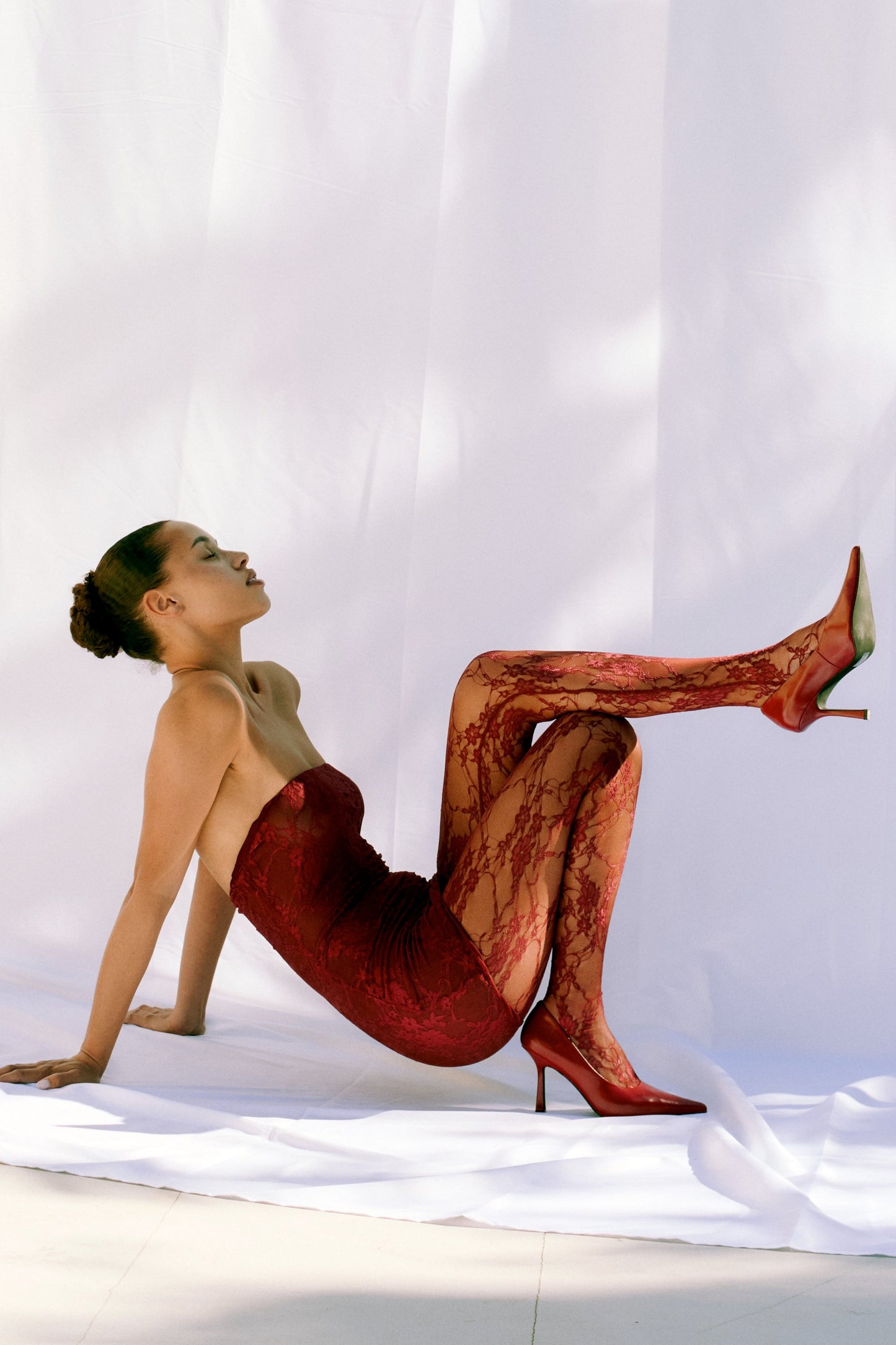 The Bruna Dress Red