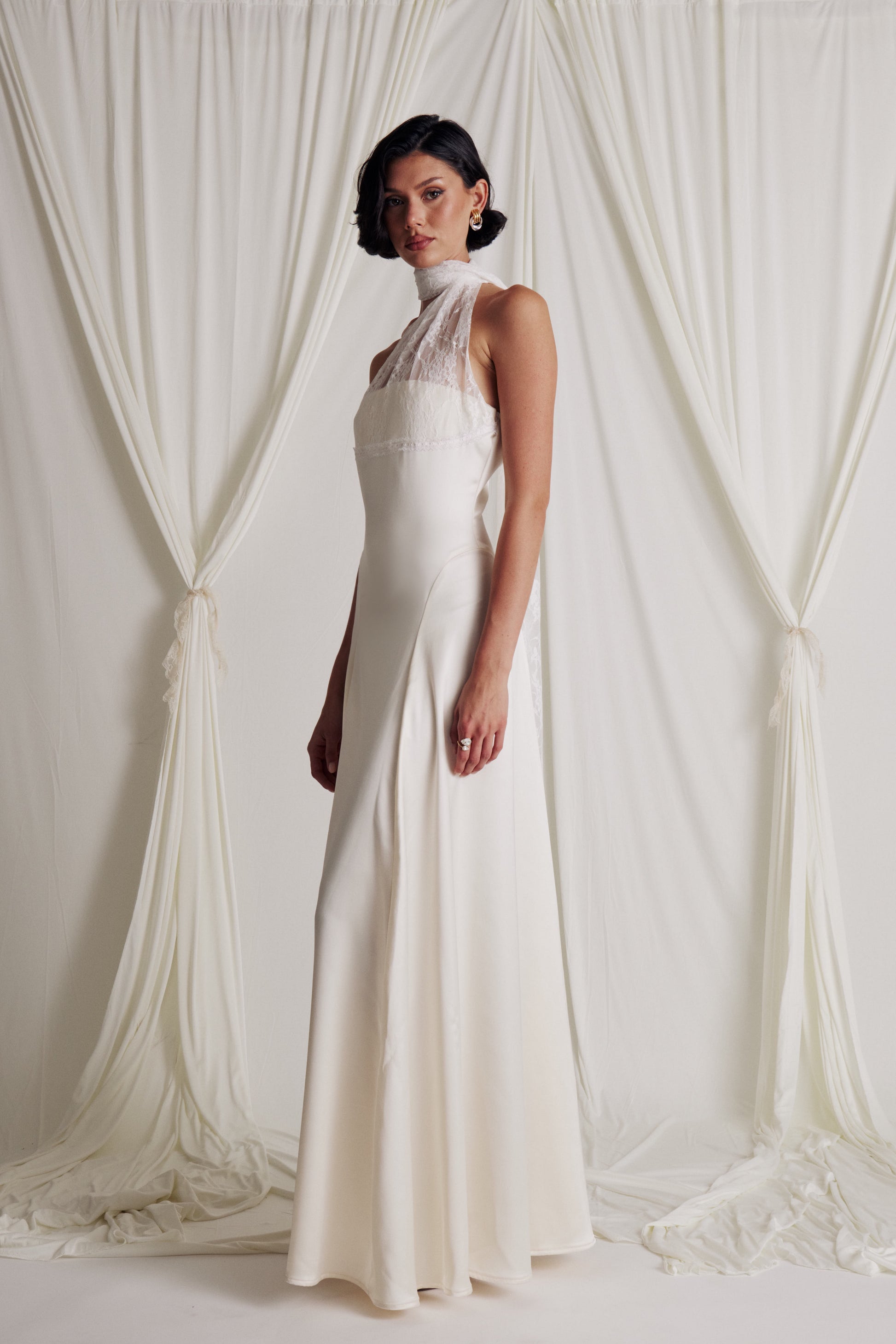 Miss Ritz Gown Cream Somebode Miss Ritz Gown Cream Somebode